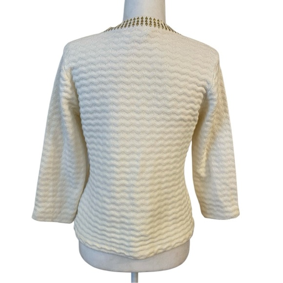 Michael Simon Studio Womens White Blazer Jacket - Picture 4 of 8